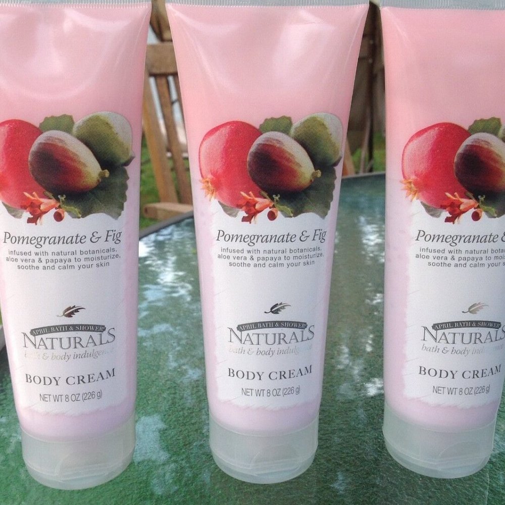 3 APRIL BATH & SHOWER Naturals Pomegranate & Fig Body Cream